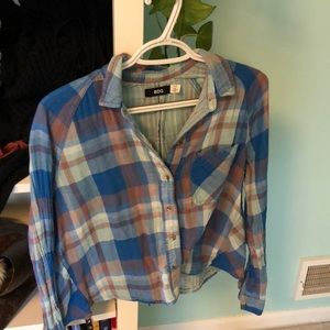 Urban Outfitters cropped flannel